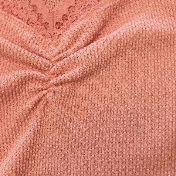 Free People Coral Lace Long Sleeve Thermal - Picture 7 of 7